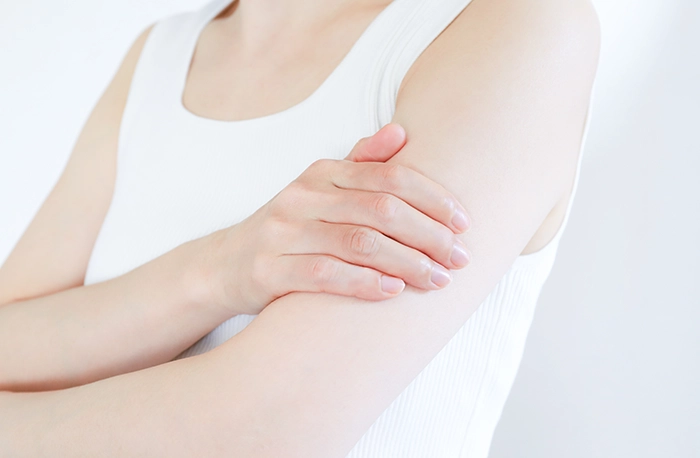 金属アレルギーの方も安心